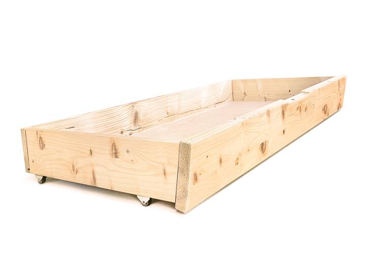 ZARUBA Bettschublade schräg Zirbe unbehandelt 200/220cm 