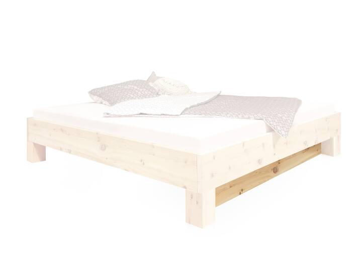 ZARUBA Blende zum 4-Fuß-Bett, Material Massivholz, Zirbe
