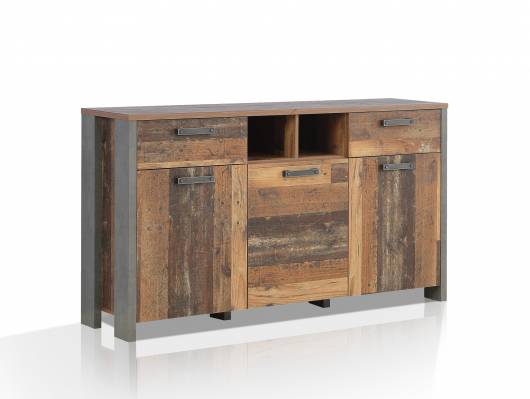 Cassia Sideboard I Material Dekorspanplatte Old Wood Vintage