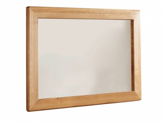 VERONA Spiegel 100x70 cm, Material Massivholz, Wildeiche geölt