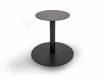 Tischgestell für GASTRO Bartisch rund, Material Stahl, schwarz