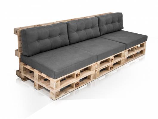 Paletti 3 Sitzer Sofa Aus Paletten Fichte Natur