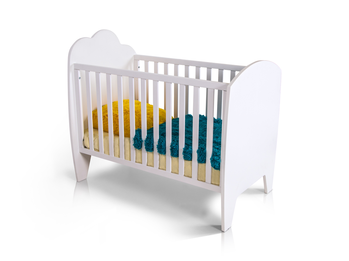 Vorschaubild von WOBKE Babybett weiss lackiert Vorschaubild von WOBKE Babybett weiss lackiert