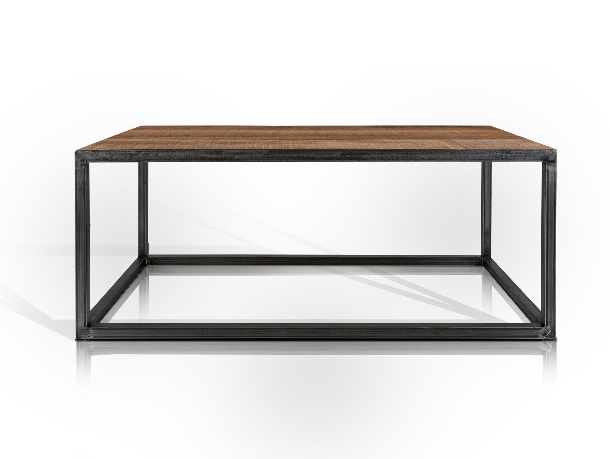BANDO Couchtisch, Material Massivholz/Metall 120 x 65 cm