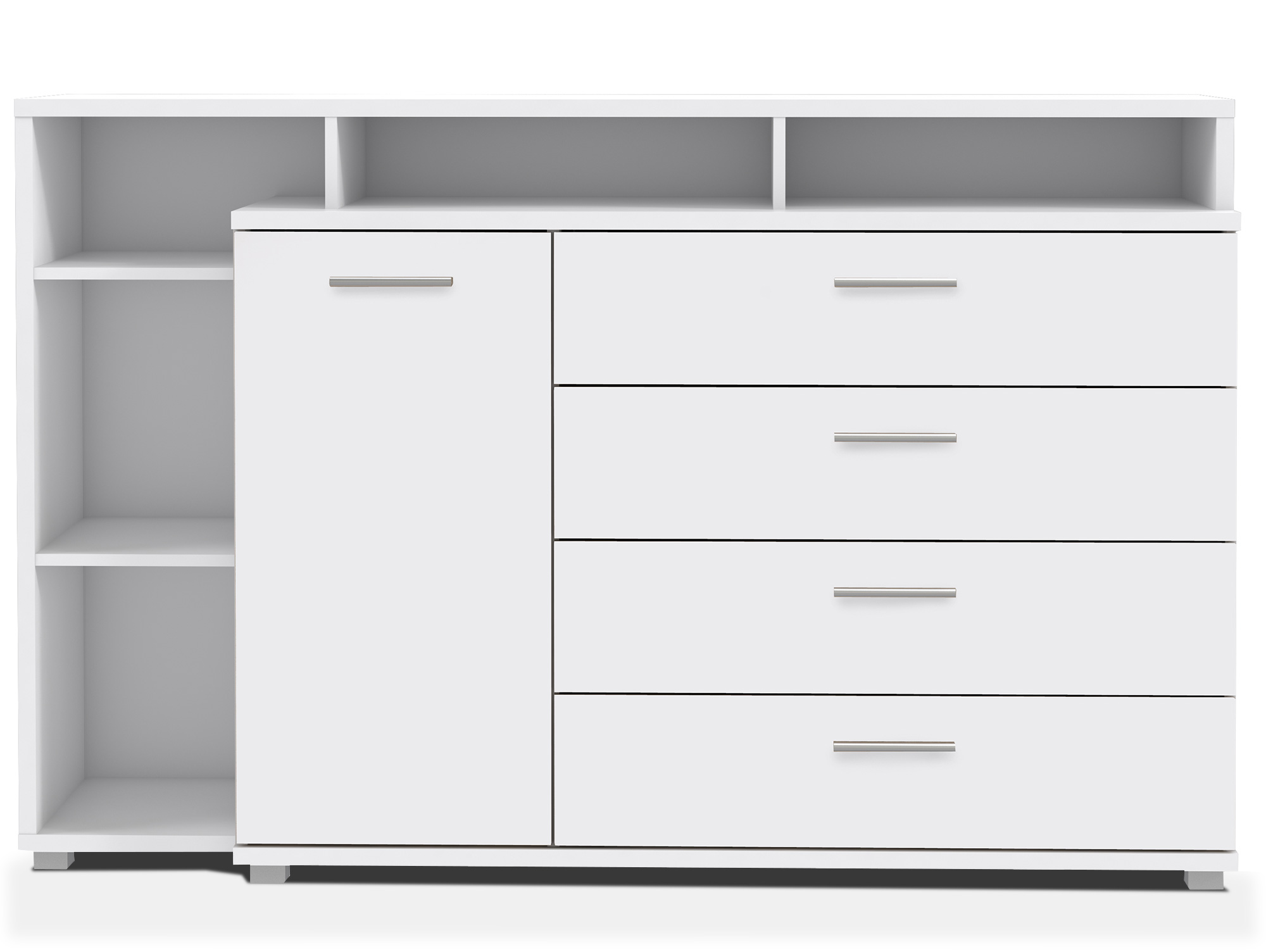 Maylo Sideboard Kommode Mit 1 Tur Und 4 Schubkasten Material