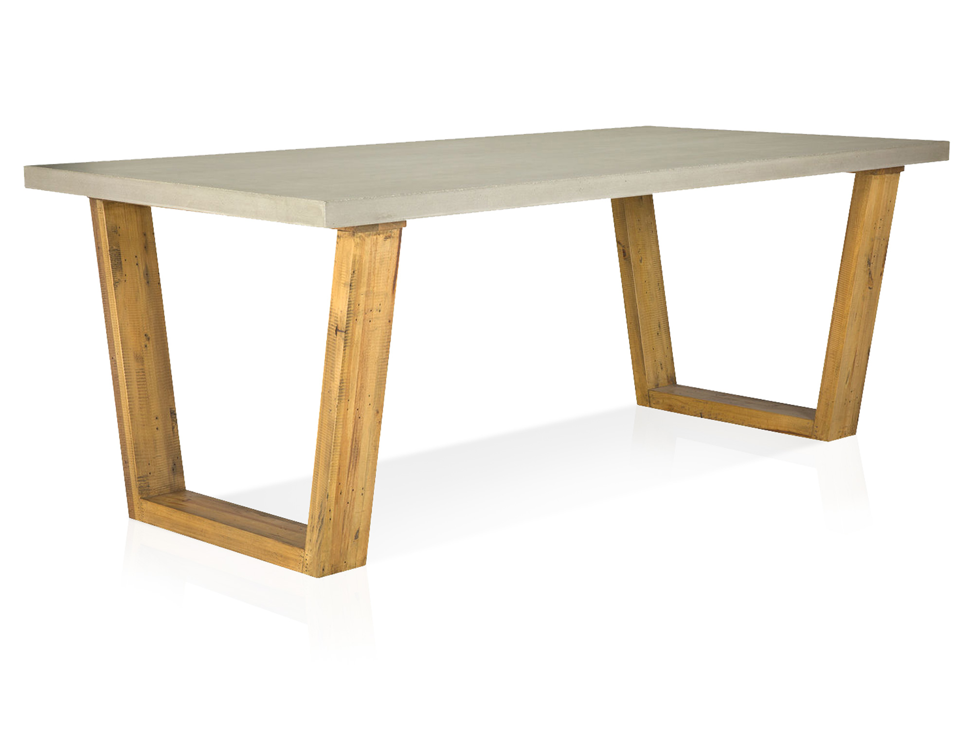 Glay Esstisch 200x100 Cm Material Massivholz Pinie Beton