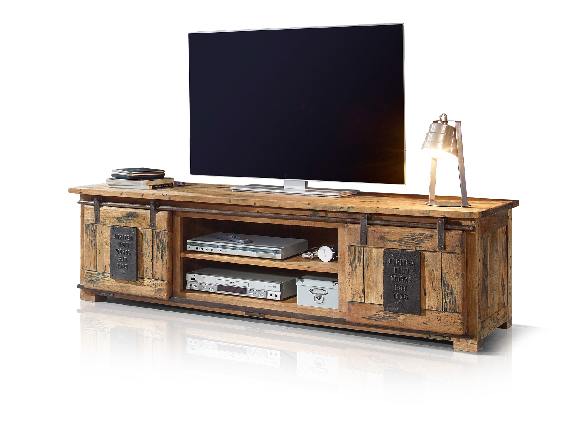 Bristol Tv Board I Material Massivholz Mango Rustikal