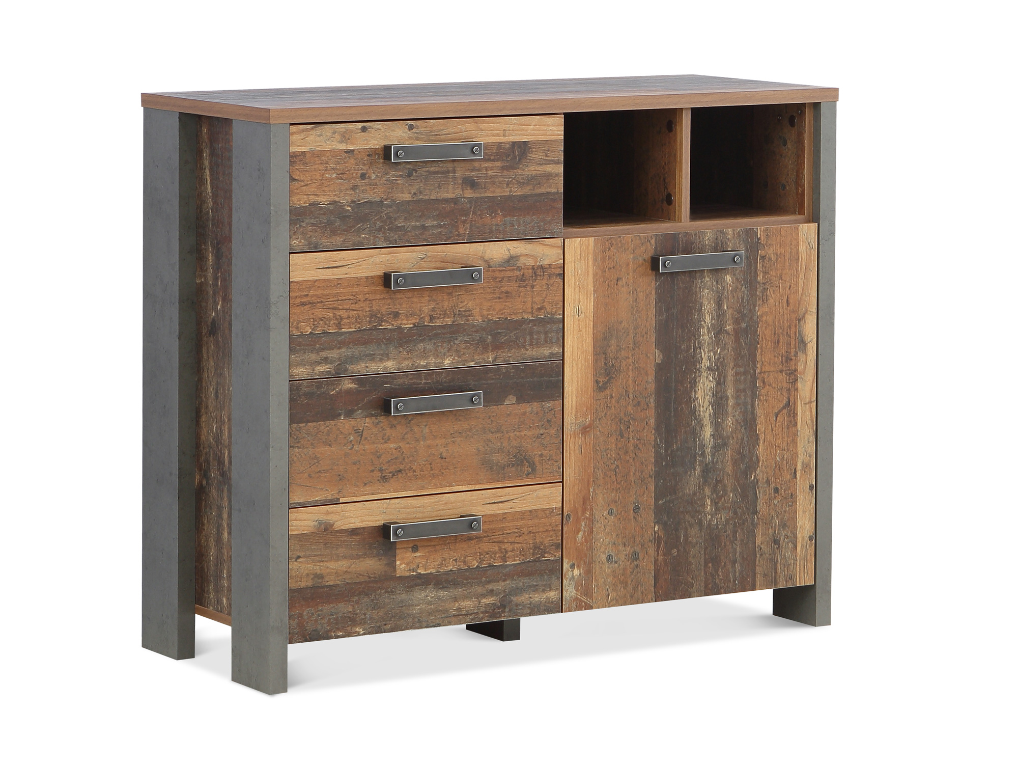 CASSIA Kommode I, Material Dekorspanplatte, Old Wood Vintage ...