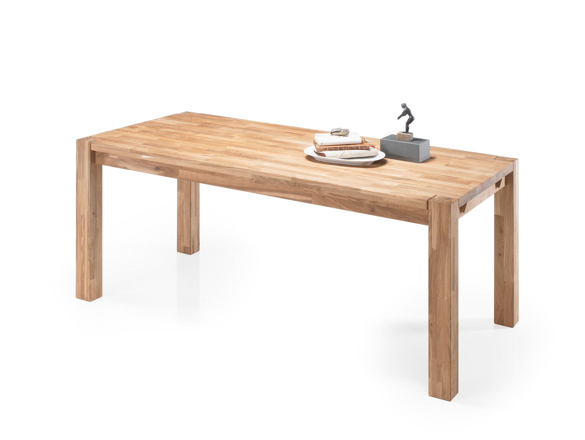 DAYTONA Esstisch 180x90 cm, Material Massivholz, Eiche geölt