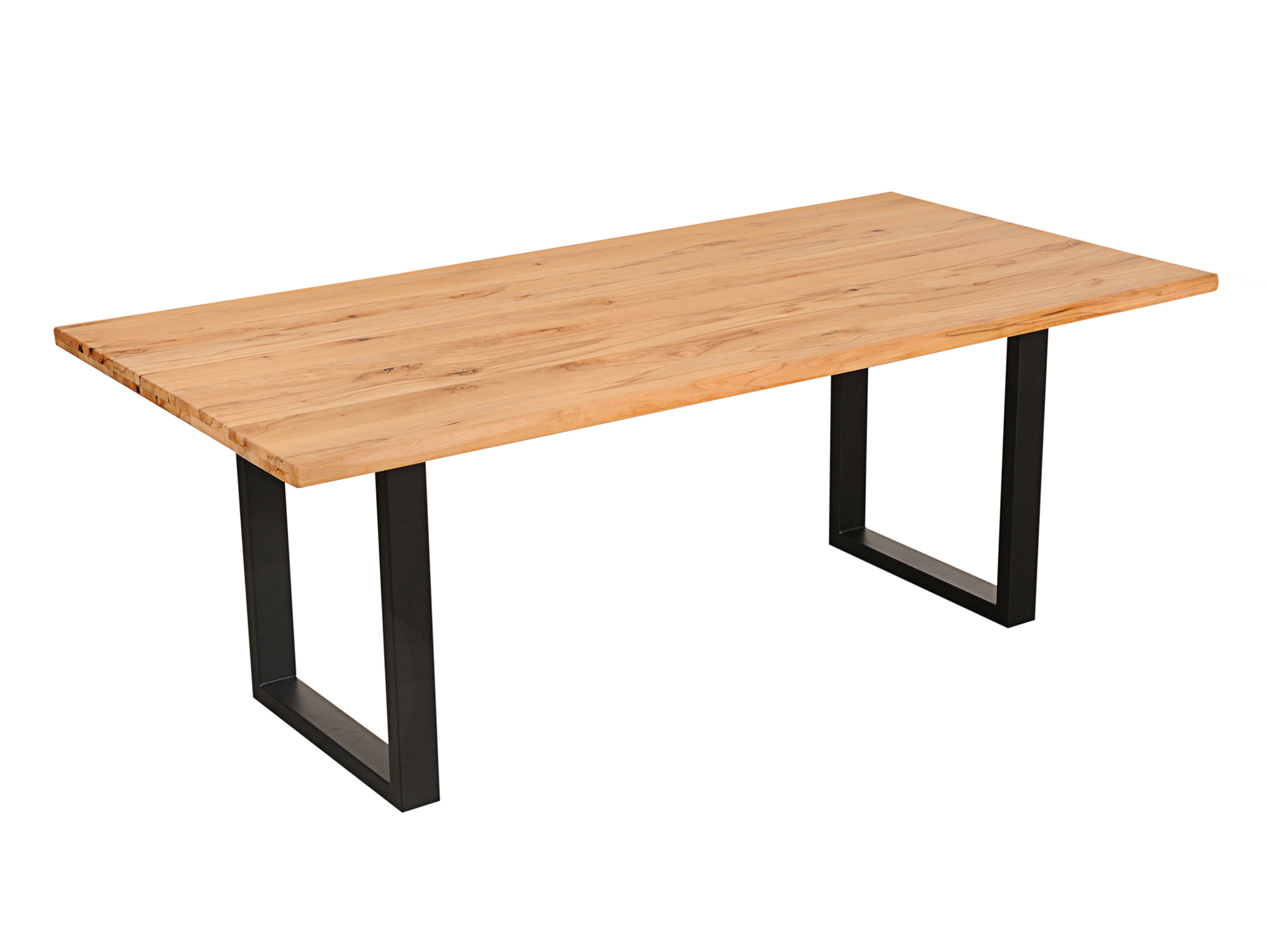 Lory Esstisch Material Massivholz Metall Wildeiche Geolt 160x90 Cm