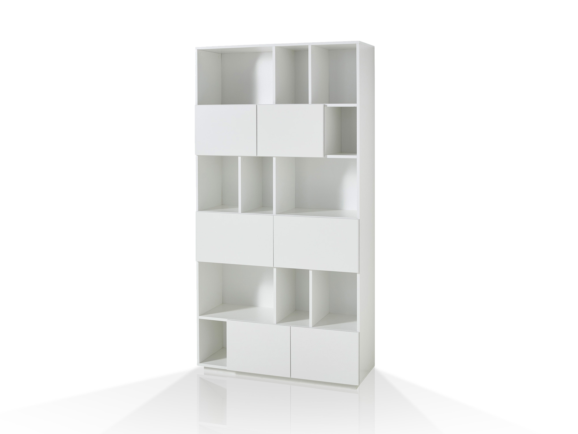 RAMIRO Regal/Raumteiler Breite 100 cm, Material MDF weiss