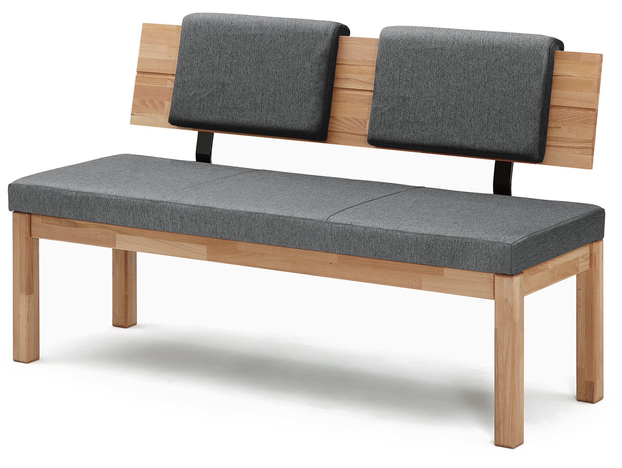 RENALDO Sitzbank, Material Massivholz, Kernbuche geölt 130 cm mit
