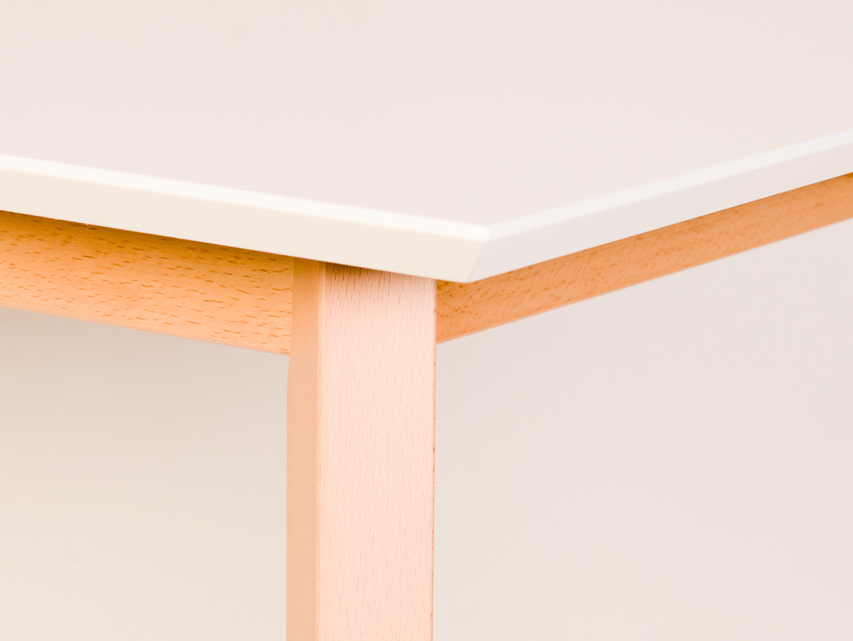 Vincent Esstisch Material Massivholz 140 X 80 Cm Buche Weiss