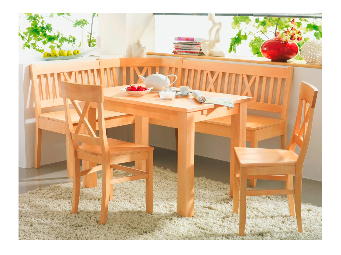 LUDWIG Esstisch Tisch, Material Massivholz, Buche lackiert LUDWIG Esstisch Tisch, Material Massivholz, Buche lackiert